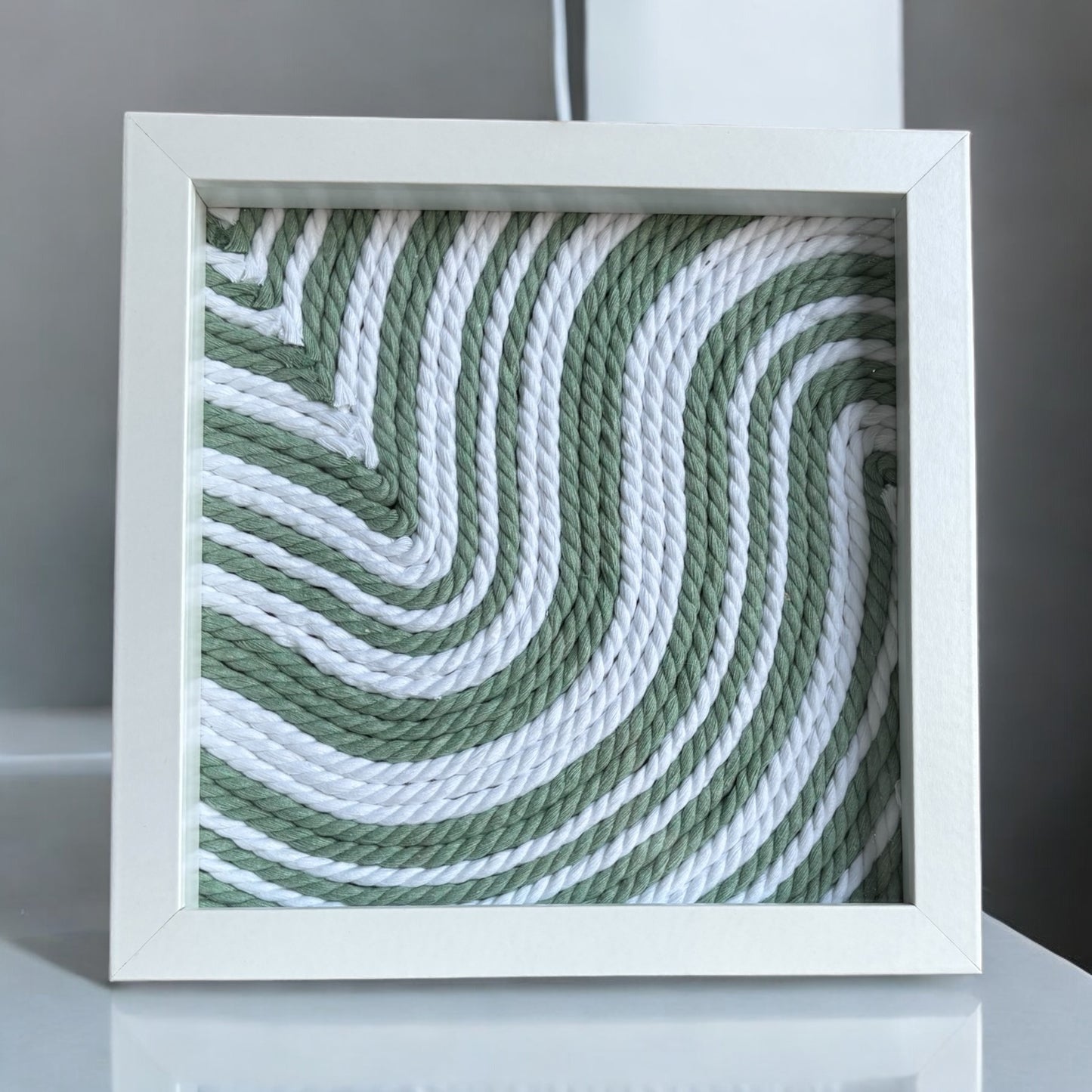 Seascapes Macrame Shadow Box